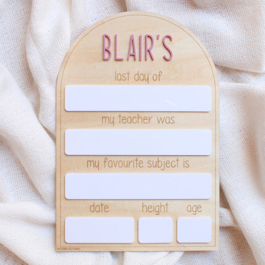 My First/Last Day of Board - Arch