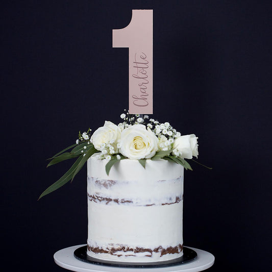 Large Number Cake Topper