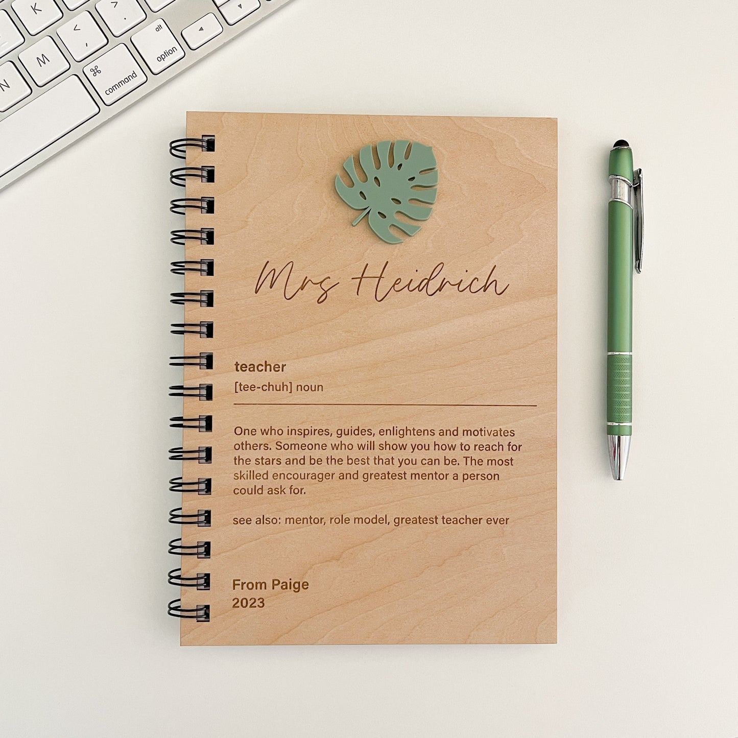 Personalised Notebook - Teacher/Educator