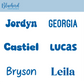3D Personalised Name Bag Tag