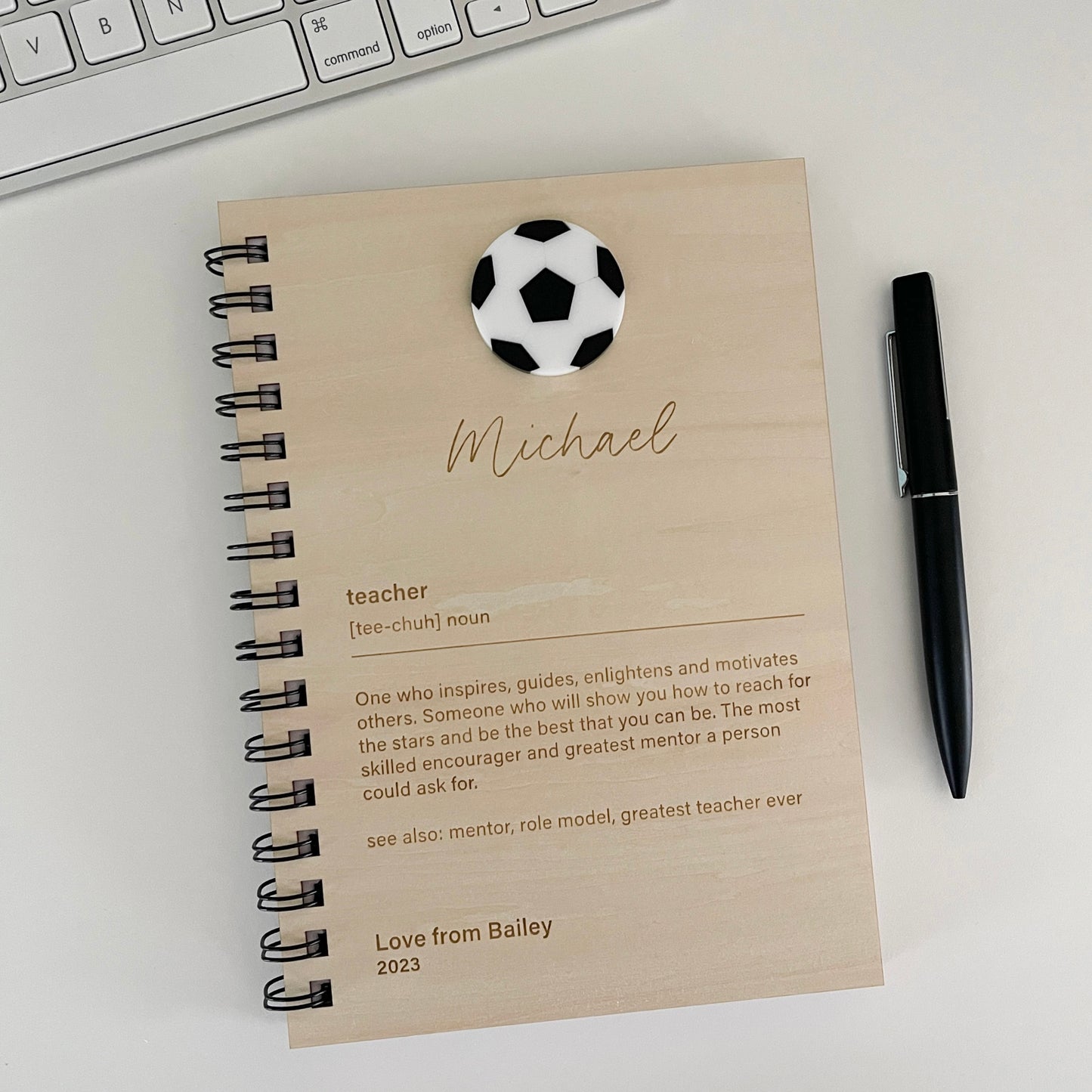 Personalised Notebook - Teacher/Educator