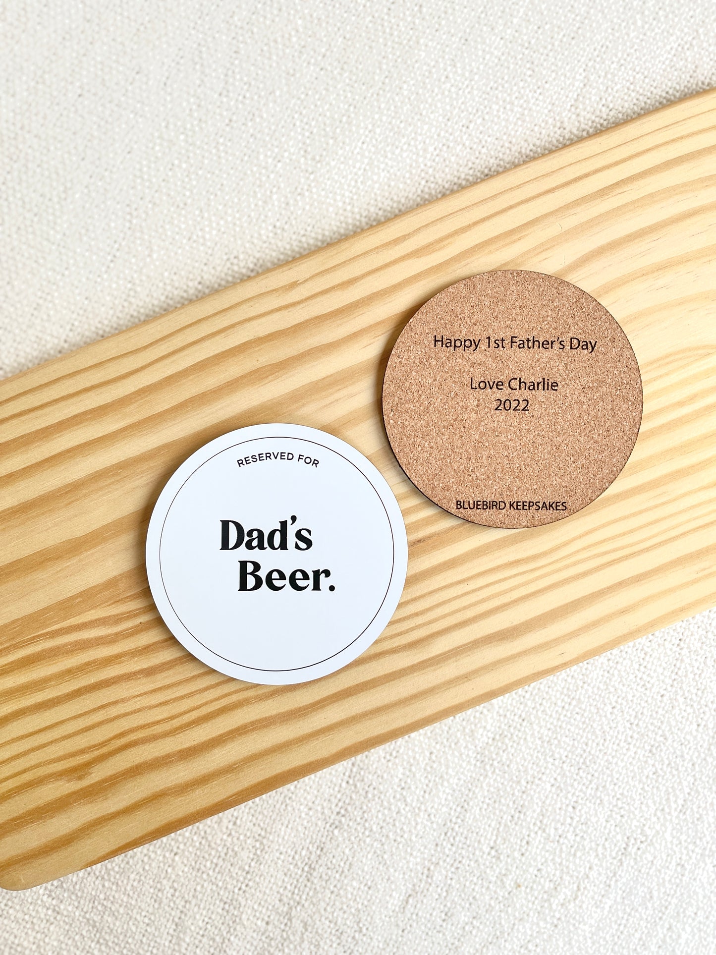 Personalised Father's Day Coaster