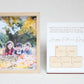 Personalised Father's Day puzzle plaque stand
