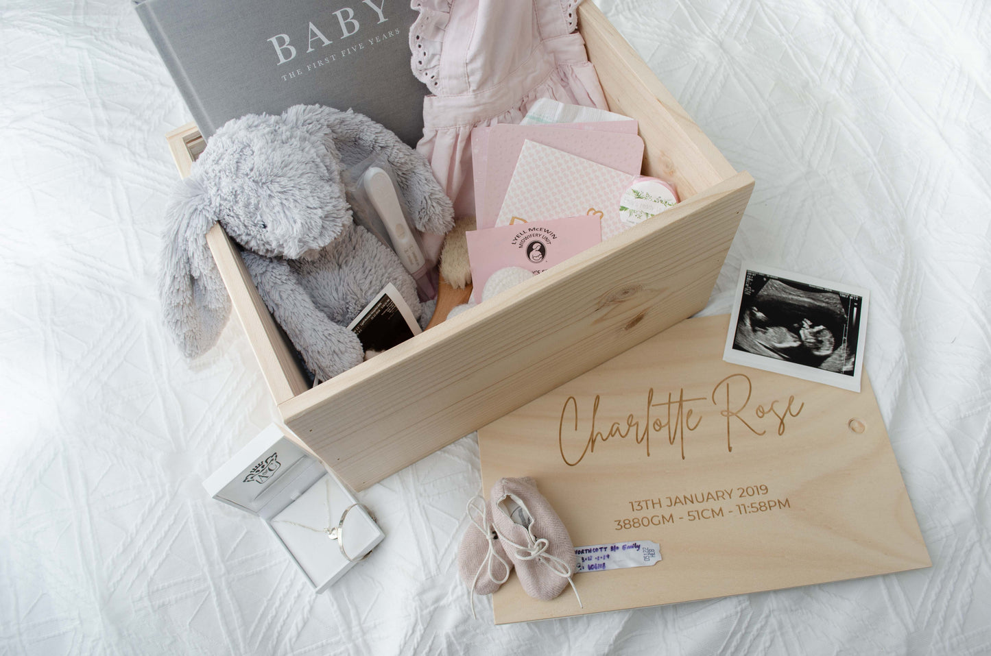 Personalised Wooden Memory Keepsake Box