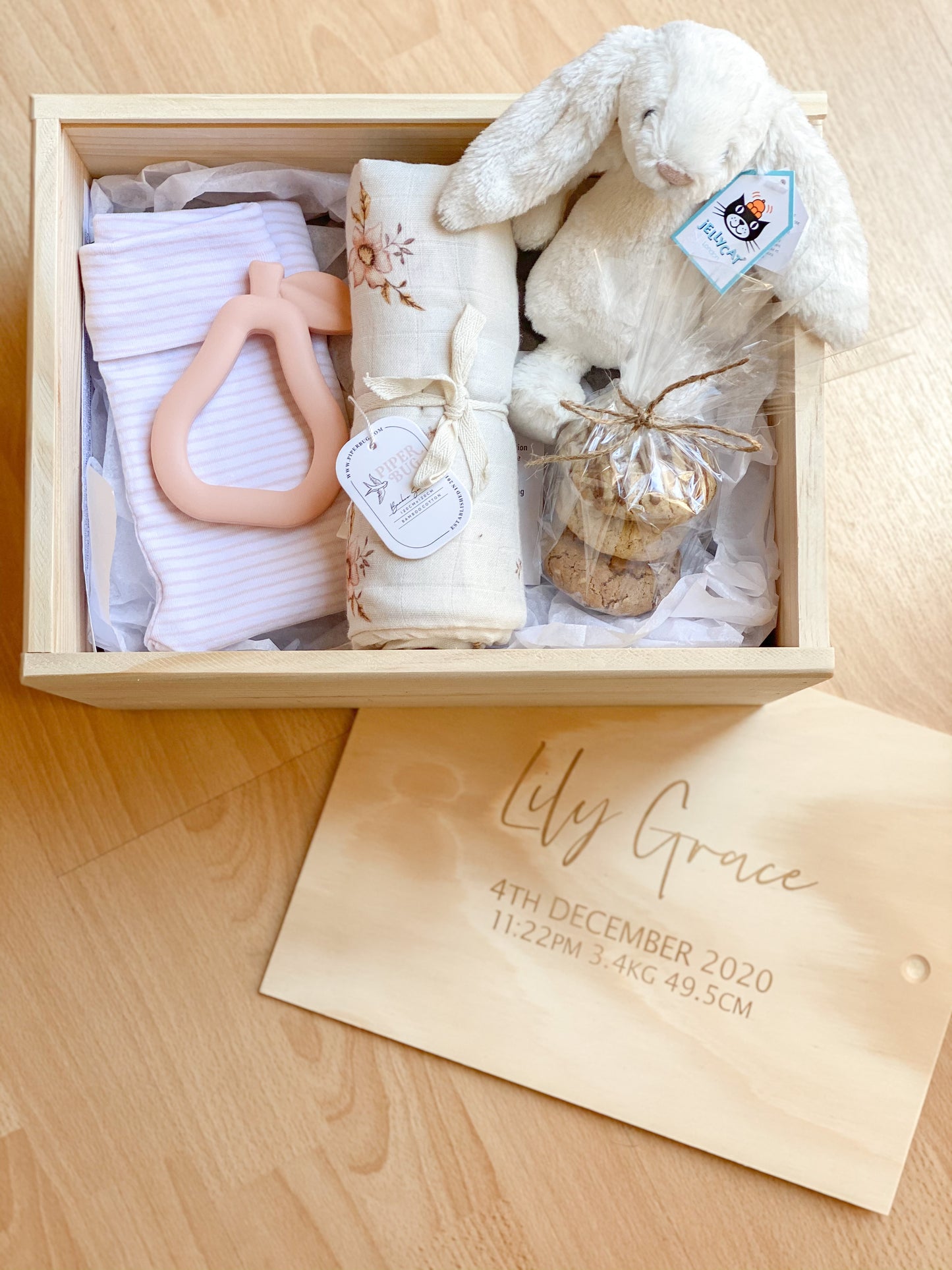 Personalised Wooden Memory Keepsake Box