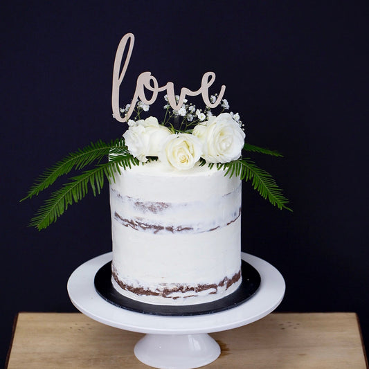 Single Name or Word Cake Topper