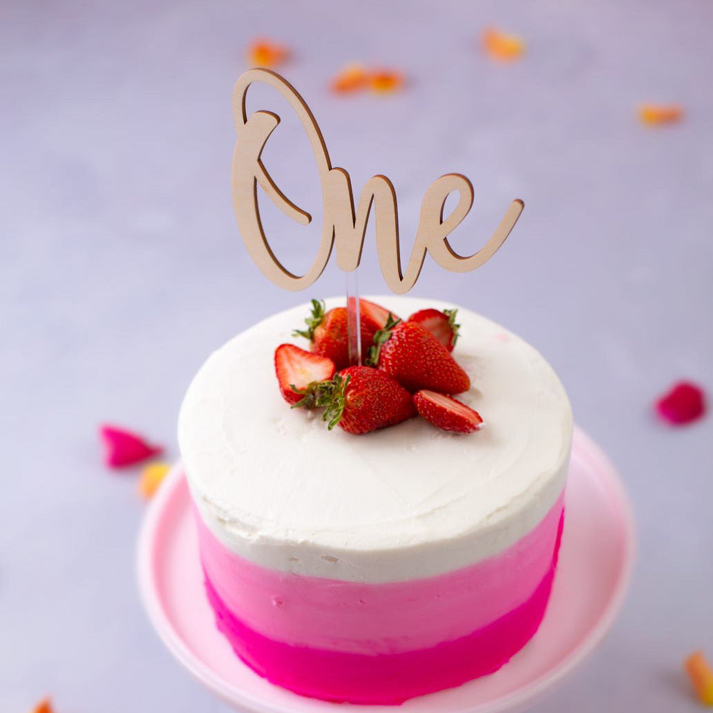 Single Name or Word Cake Topper