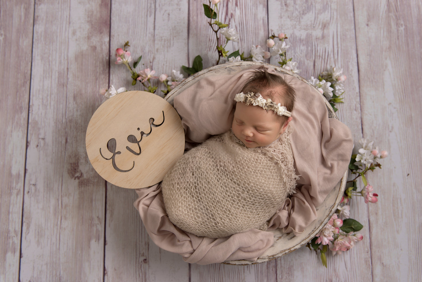 Wooden Name Plaque Sign - Single Name