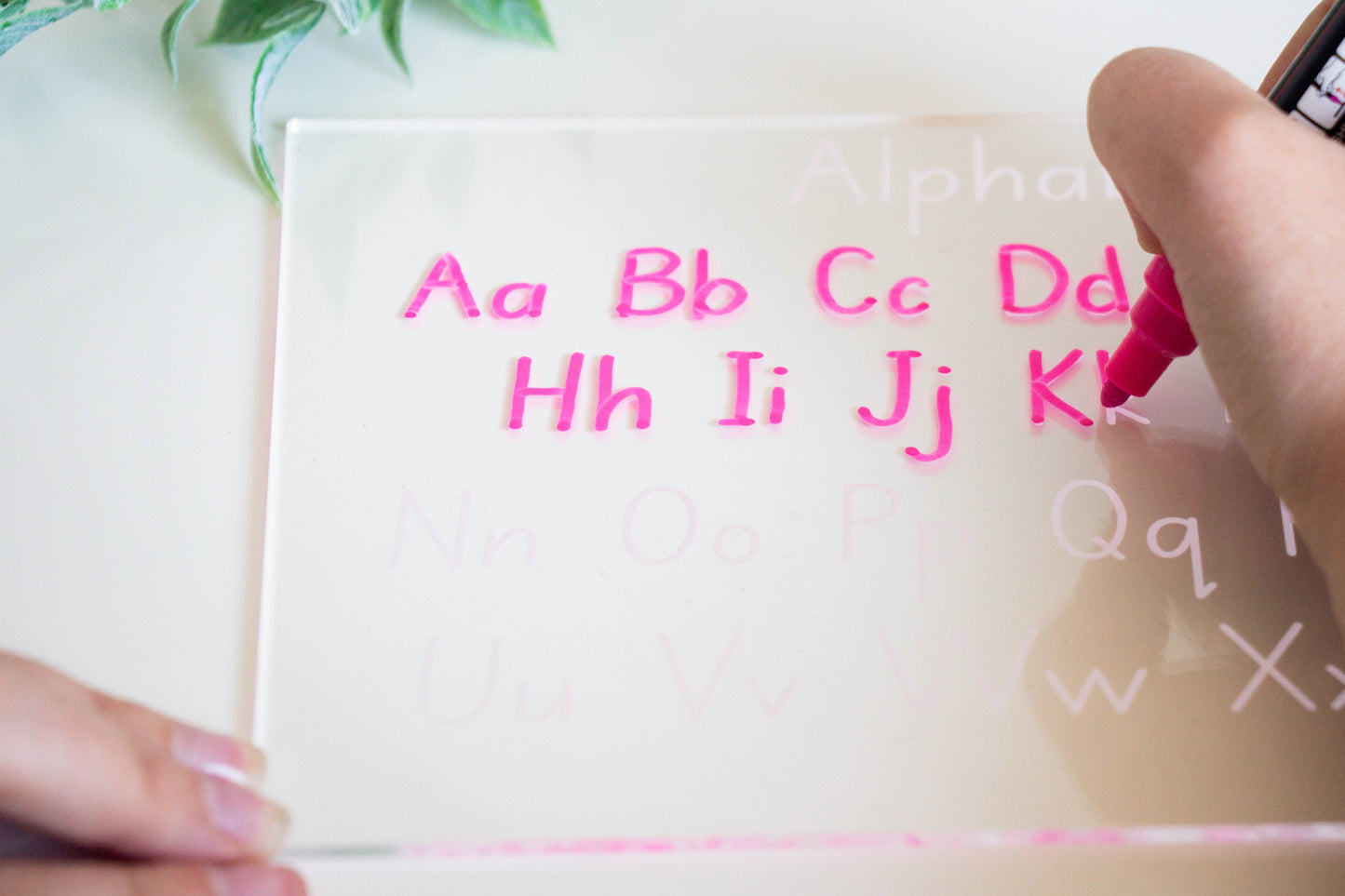 Write and Wipe Tracing Board - Alphabet, Numbers & Name