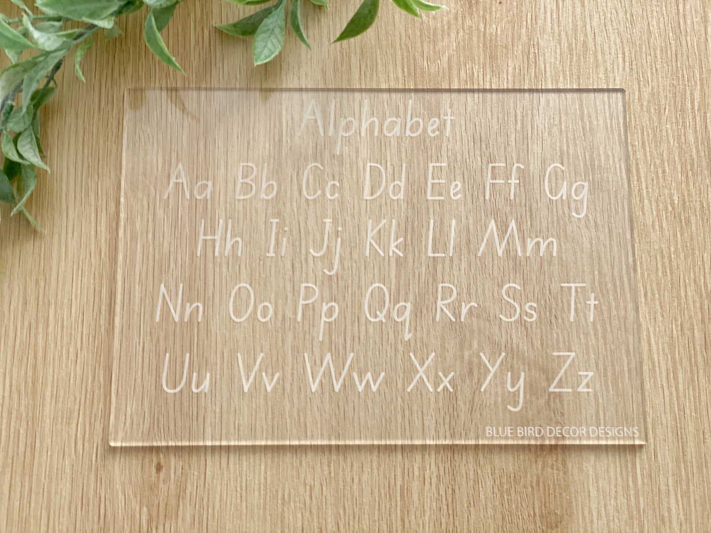 Write and Wipe Tracing Board - Alphabet, Numbers & Name